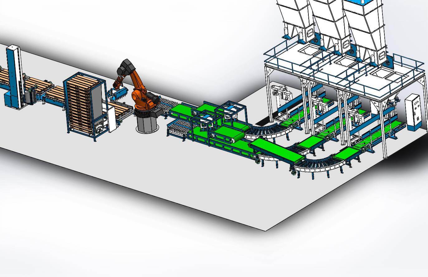 Paketleme Hattı Montaj 1