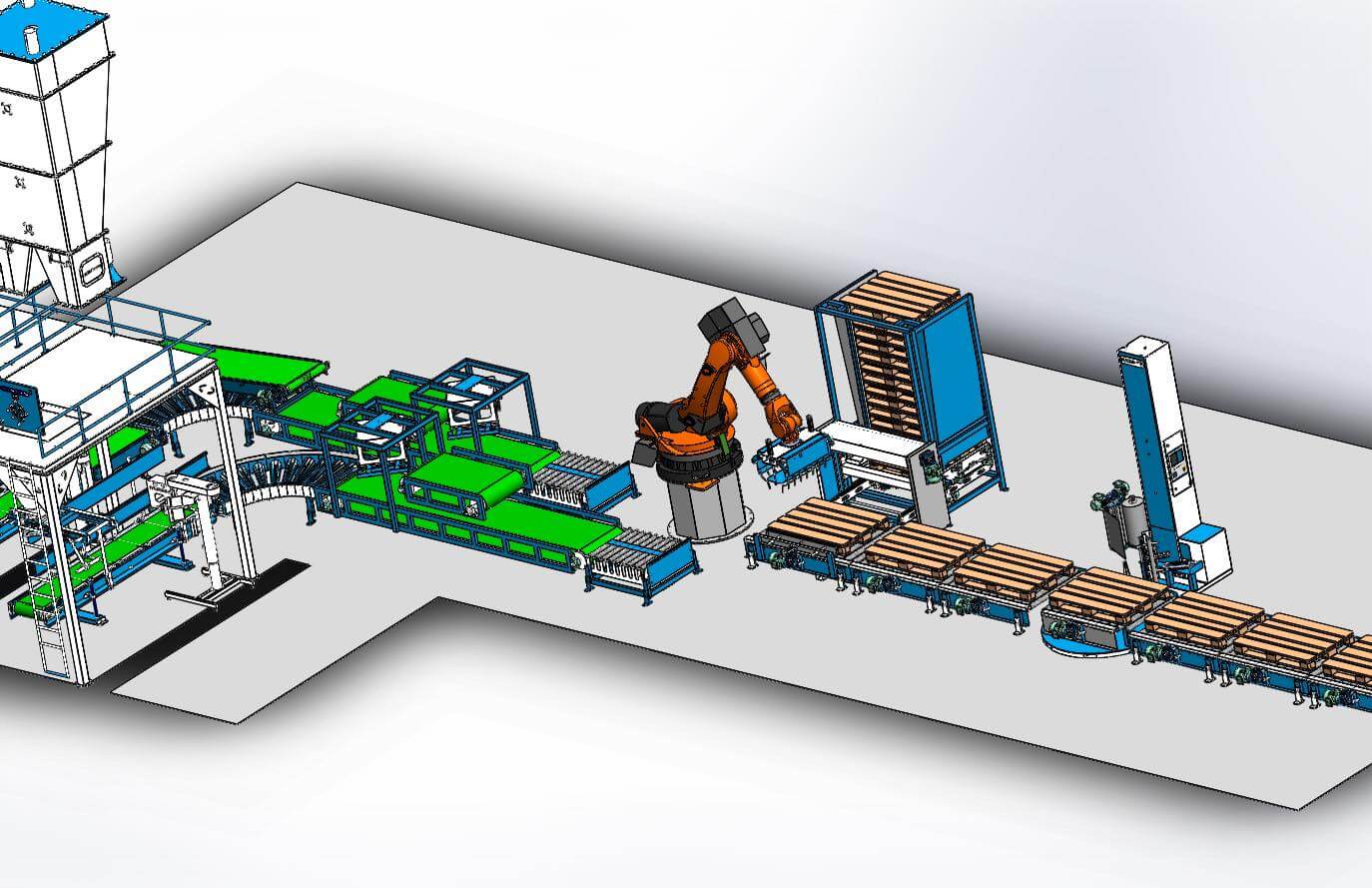 Paketleme Hattı Montaj 2