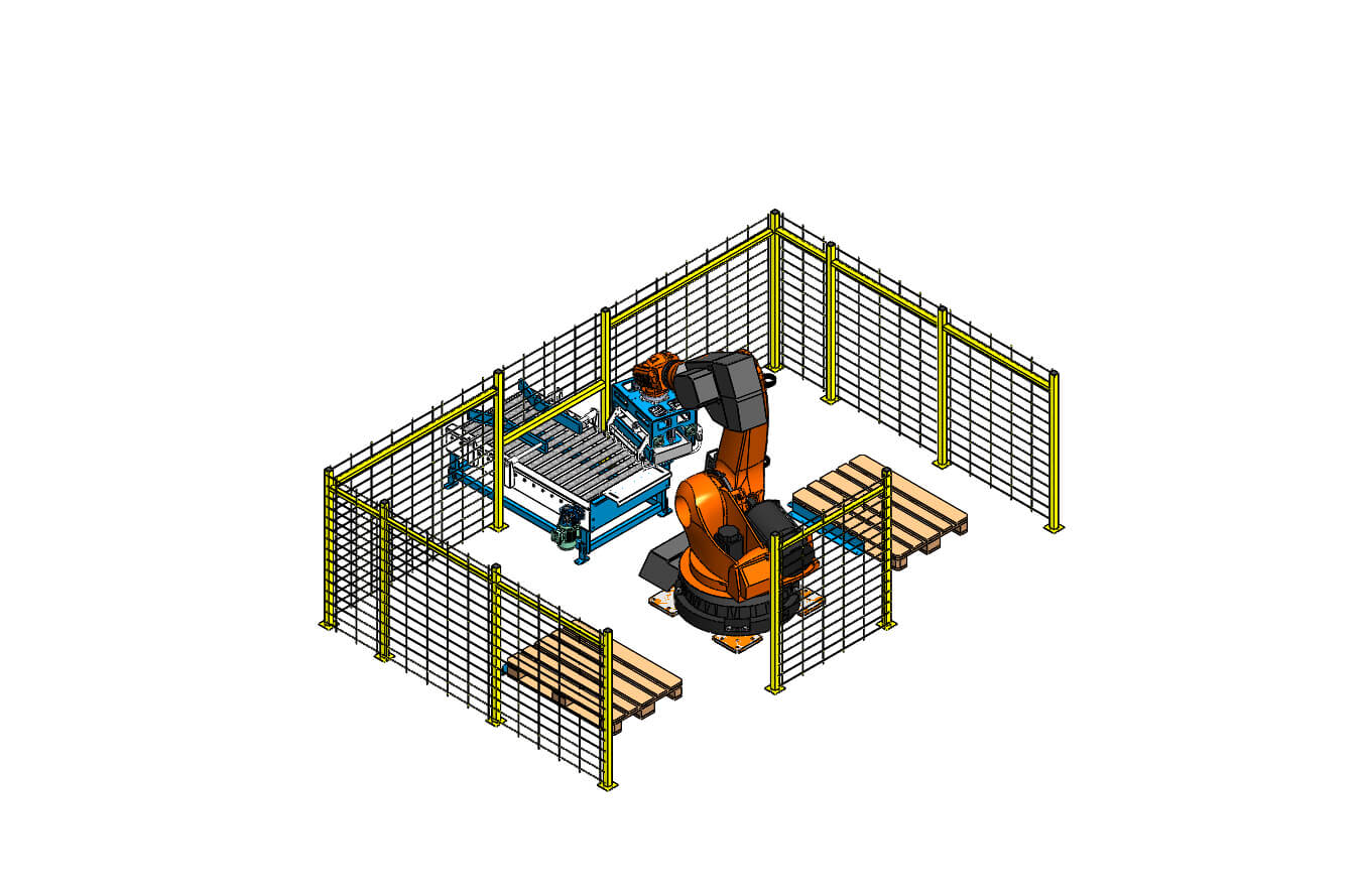 Robot Paletleme Montaj 1