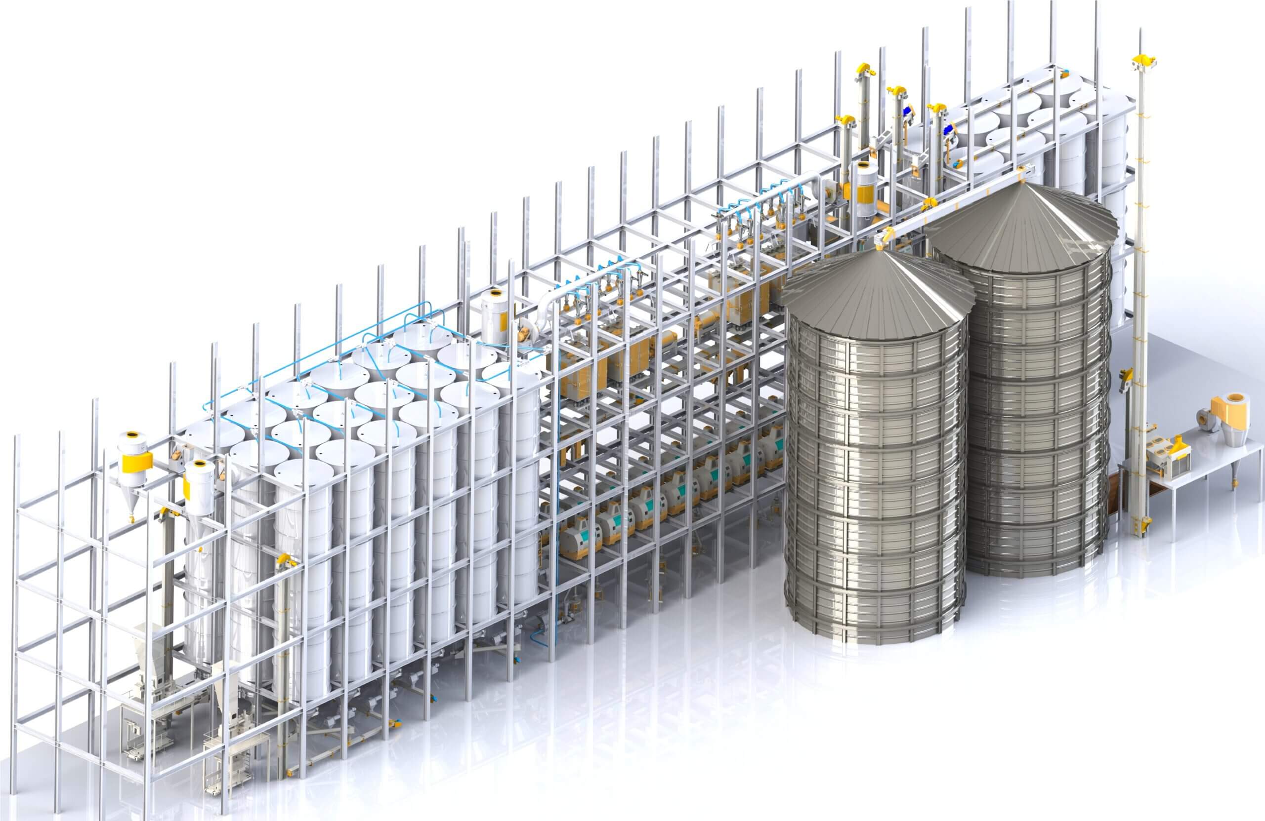 Komple Tahıl Öğütme Hattı