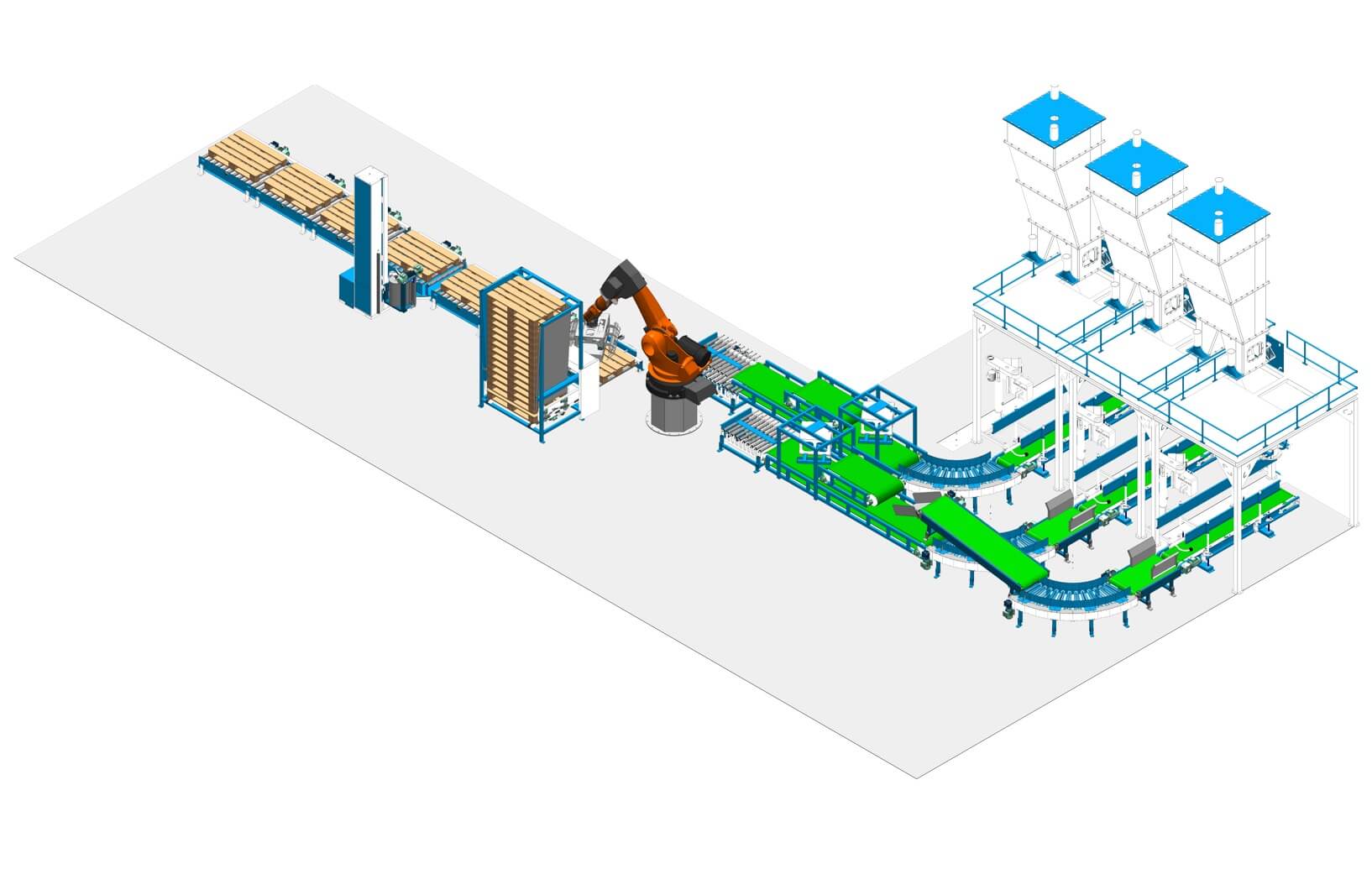 Tam Otomatik Paletleme Sistemi
